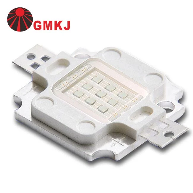 10W COB LED Chip Warna Hijau 520nm